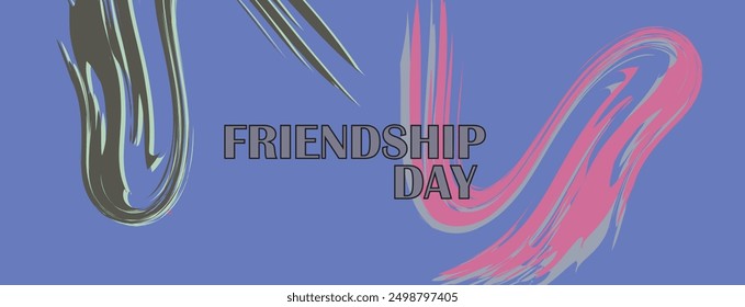 vector Best Friends banner design