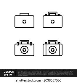 Vector - The Best Medical Kit Outline Icon for all needs