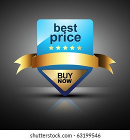 vector best price label design