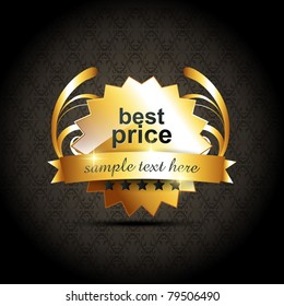 vector best price label design