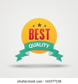 Vector Best Quality Badge.Can be used in your business artwork