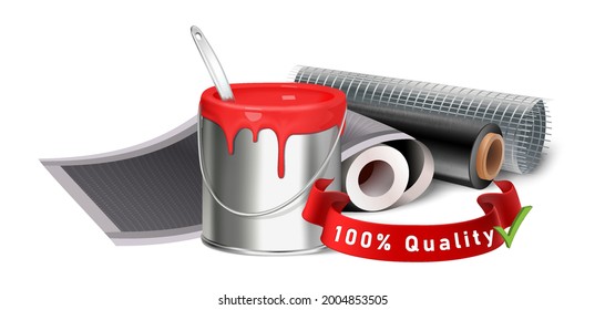 Vector best quality materials icon.