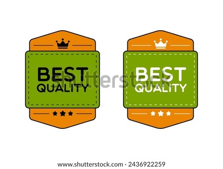 Vector Best Quality Vintage Label