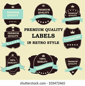 Vector Best Seller label with red ribbon.