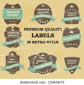 Vector Best Seller label with red ribbon.