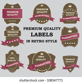 Vector Best Seller label with  ribbon.