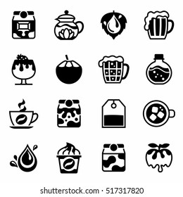 Vector Beverages icon set