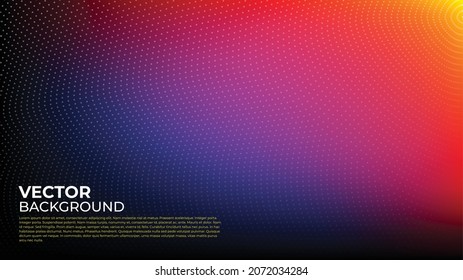 vector bg dots pattern abstract background in blue   purple   pink   red yellow bright colors 