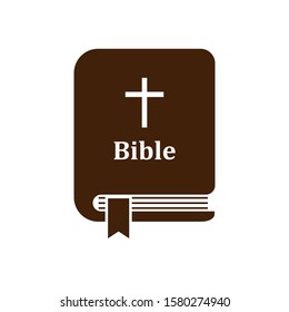 vector bible icon on a white background