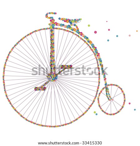 Vector bicycle.