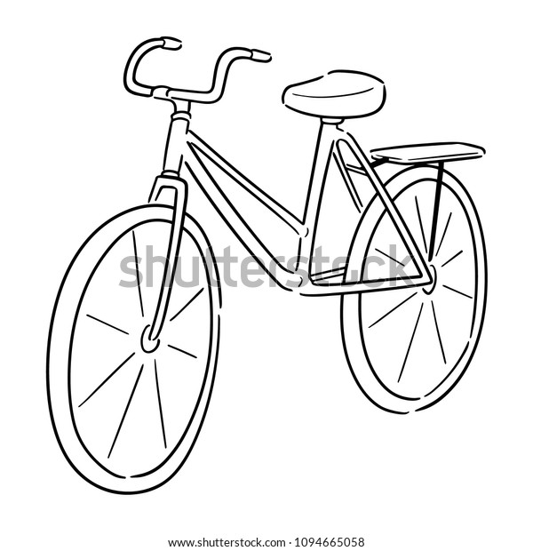 Vector Bicycle Stock Vector (Royalty Free) 1094665058 | Shutterstock