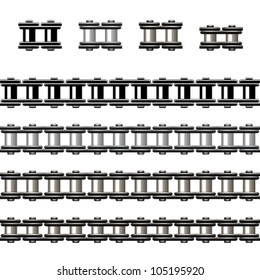 vector bicycle chain seamless