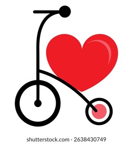 Vector Bicycle, Vector colorful bicycle