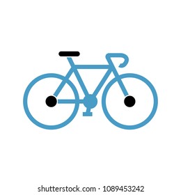 vector Bicycle icon, vector Bicycle illustration - sport symbol