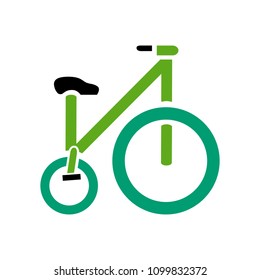 Vector Bicycle Illustration - Ride Cycle Symbol, Exercise Sign Symbol