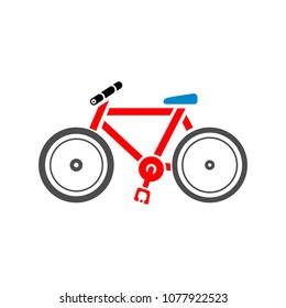 vector Bicycle illustration. sport ride bike icon