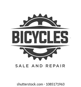 Vector bicycle label 