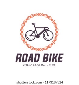 Vector bicycle labels, badges and design elements, Cycle race. Sport emblem.
