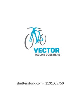 Vector bicycle logo.