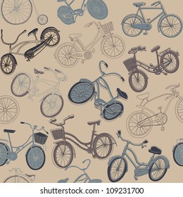 Vector Bicycle Pattern
