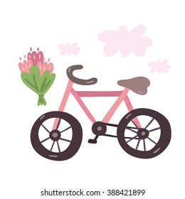 Vector Bicycle print