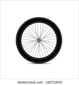 Vector bicycle wheel (36 spokes)