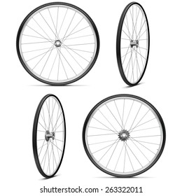 Vector Bicycle Wheels