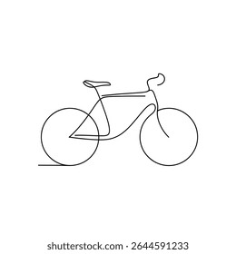 vetor de uma bicicleta com fundo branco