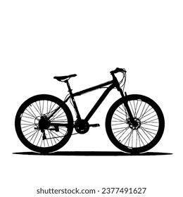 Vector of a bicyle for men