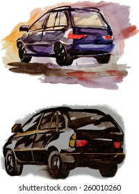 vector big cars