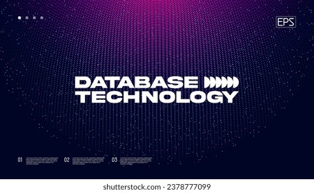 Vector big data information sorting visualization. Social network, financial analysis of complex databases.
