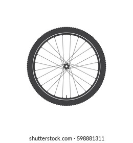 Vector bike wheel icon