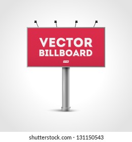 Vector billboard template