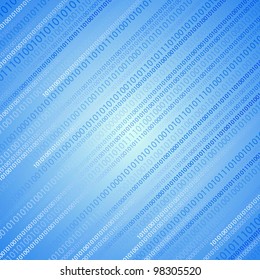 Vector binary abstract background. Eps10