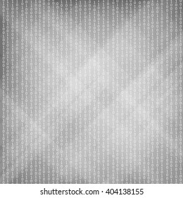 Vector Binary Code Grey Background.