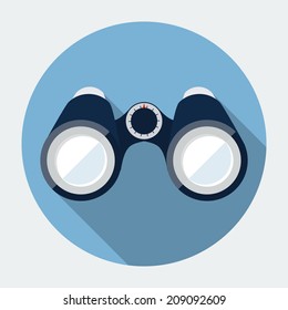 Vector Binoculars Icon