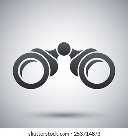 Vector binoculars icon