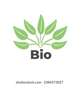 vector bio logo template, bio logo vector