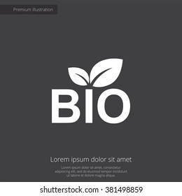 Vector bio sign Icon
