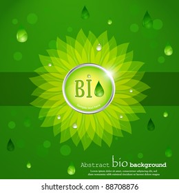 Vector biofuel background.