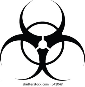 Vector biohazard symbol