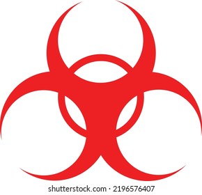 Vector Biohazard Symbol Medicalchemical Industries Stock Vector ...