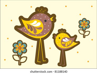vector bird