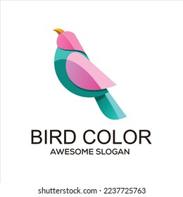 Vector bird concept logo design