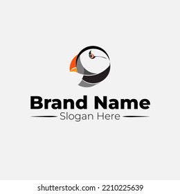 vector bird head modern logo