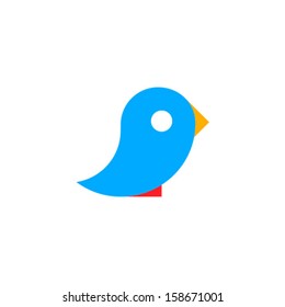 Vector Bird Icon Symbol