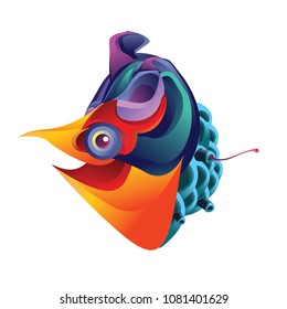 Vector bird illustration for logo design