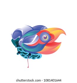 Vector bird illustration for logo design
