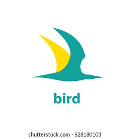 vector bird logo