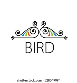 vector bird logo